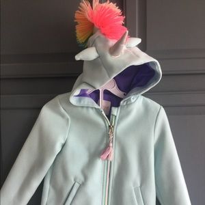 Little girls unicorn jacket